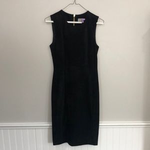 Black velvet Calvin Klein dress